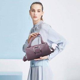 NICOLE & DORIS Women handbags handbags for ladies fashion handbag crossbody bags Women Retro Handbag PU leather Purple