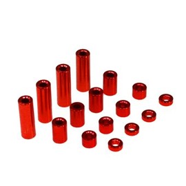 Eagle Model Mini 4WD AL 0.08 inch (2 mm) Spacer Set, Part Number: MINI4-S001-RE