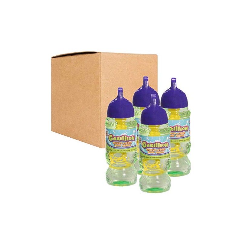 Gazillion Bubbles 10 oz. 4-Pack + 4 Multi Bubble Wands