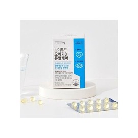 Korea Yakult 한국야쿠르트 브이푸드 오메가3 듀얼케어 610mg x 60캡슐 Korea Yakult V-Food Omega 3 Dual Care 610mg x 60 Capsules