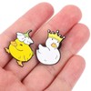EXCEART 1 Set of Cartoon Animal Enamel Pins Cute Ducks