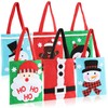com-four® High-quality gift bag for Christmas with handles - gift