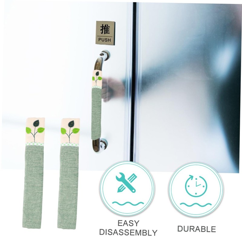 Tofficu Warm Fridge Handle Cover Kitchen Tool Gloves Door Knob