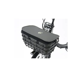 Bridgestone FBC-BIK2 P6687 A462013DG Front Basket Cover for Bikke MOB e Capacity 2 Level Adjustable Type DG (Dark Gray)