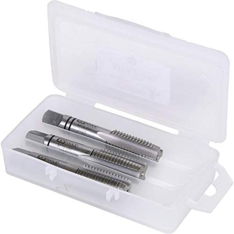 KS Tools 331.0030 HSS tap set M, 3pcs, M3,0x0,5