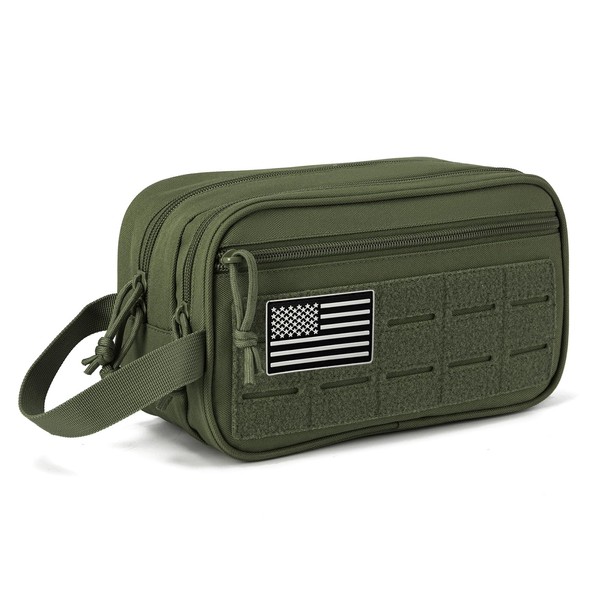 QT&QY Tactical Toiletry Bag for Men Hygiene Bag EDC Military