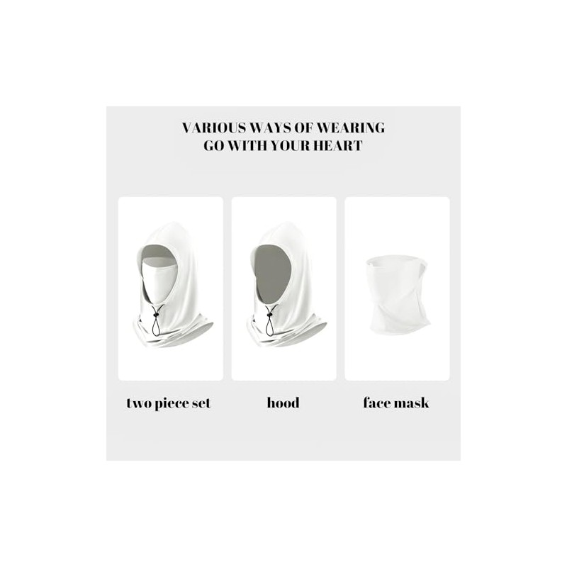NICEYEA Summer Balaclava Cooling Balaclava UV Protection Breathable Face Mask