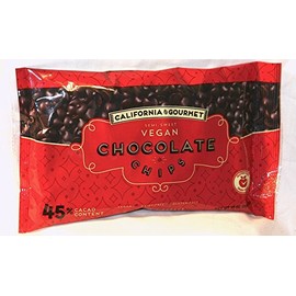 45% Cocoa Vegan Chocolate Chips Dairy Free Kosher Gluten Free Nut Free 9 oz. bags (6 Pack) NOW Available