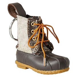 L.L.Bean Key Chain, Mini Size, Bag, Key Charm, Graystone