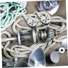 NOLITOY 2pcs Stainless Steel Pulley Blocks for Kayak and Boat