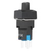 25PCS 16mm Square 5 Pin Knob Select Switch Self Locking
