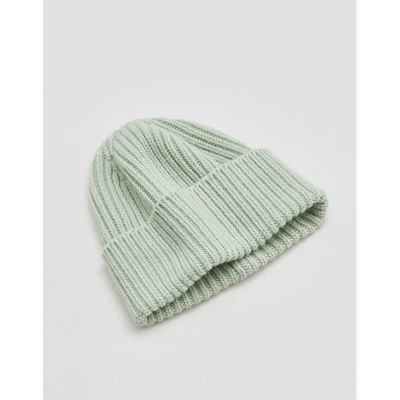 someday Beky Soft Women's Knitted Hat with Wool, Pale Jade