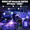 RGB Underbody Rock LED Lights(4 Pack),16-5050 SMD LED, App Control,