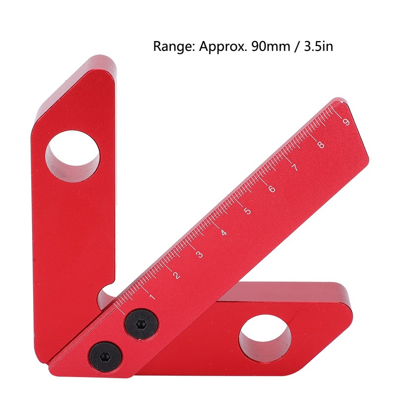 45/90 Degree Center Finder Scriber Aluminum Alloy Line Gauge Woodworking