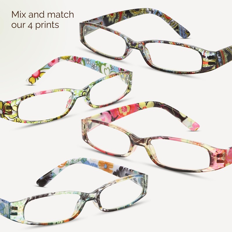 Gaoye +3.0 Readers for Women, Blue Light Blocking Reading Glasses,