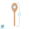 Argon Tableware Wooden Cooking Spoons - 20cm - Pack of