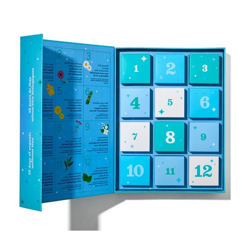 DAVIDsTEA 12 Days of Wellness Teas – 12 Organic Loose