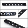 Black Jeep Handle Inserts Grab Handle Knobs Cover Trim Aluminum