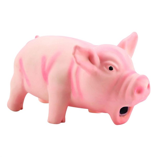 Dog Squeaky Pig Toys, Soft Latex Dog Squeaky Toy Pig