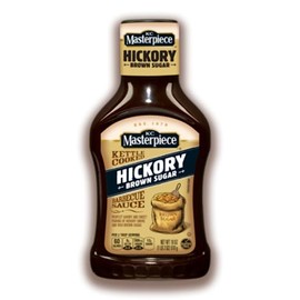 KC Masterpiece Hickory Brown Sugar Barbecue Sauce, 18 Ounces; (Package may vary)