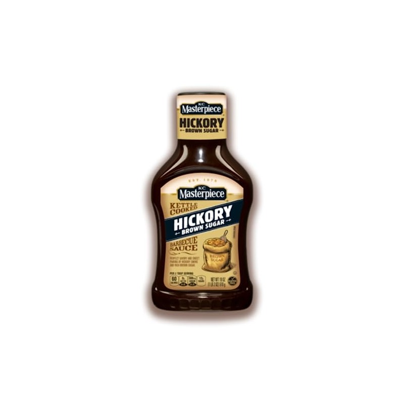 KC Masterpiece Hickory Brown Sugar Barbecue Sauce, 18 Ounces; (Package