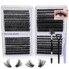 YOCHLEY 608 PCS Individual Eyelashes Lash Clusters, Cluster Lashes Kit