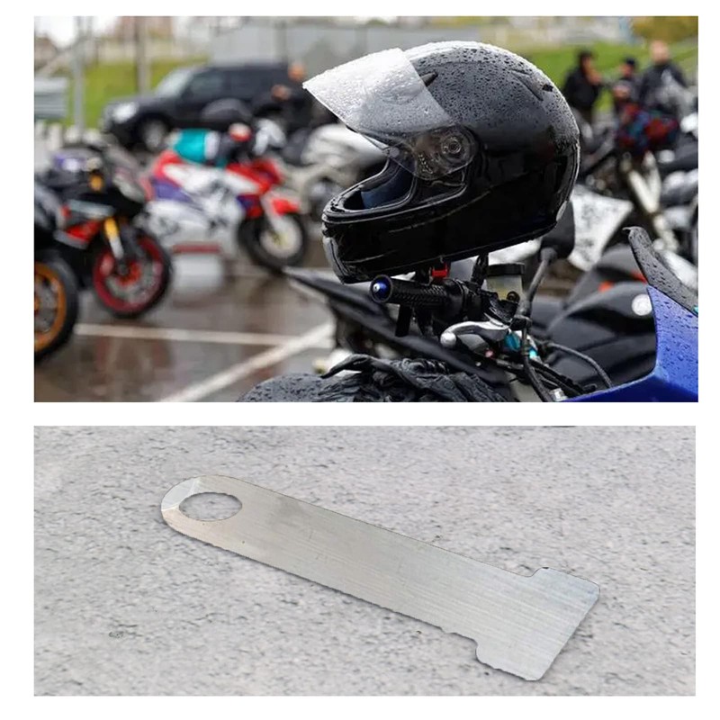 zalati Motorcycle Open/Full Buckle Fastener Bar 2pcs Metal Quick Release