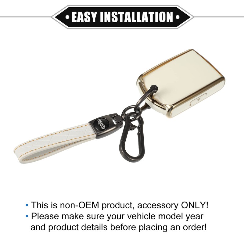 X AUTOHAUX Car Smart Key Fob Case Kit for Volvo