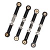 4Pcs RC Car Camber Links Black Aluminium Alloy Reduce Vibration