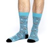 Good Luck Sock Men's Jumbo Jet Airplane Pilot Socks, Adult