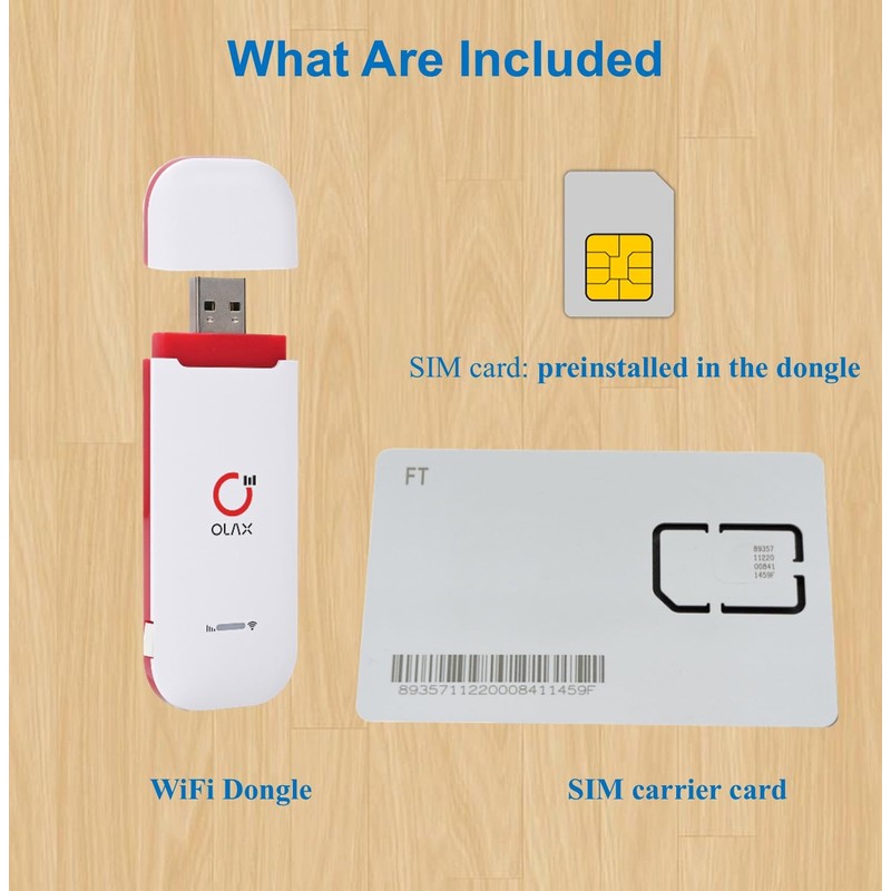 4G LTE-Advanced USB WiFi Dongle & Mobile Hotspot Router –