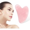 Sha Facial Treatment with Rose Quartz Heart Shape Guasha Board