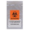 Specimen Zip Transport Bag 6W x 9H with Orange Biohazard