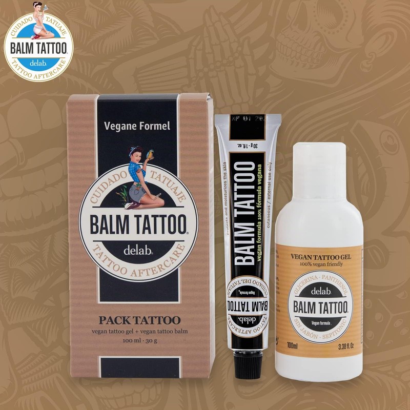 BALM TATTOO Care Set with Tattoo Aftercare Cream 30 g