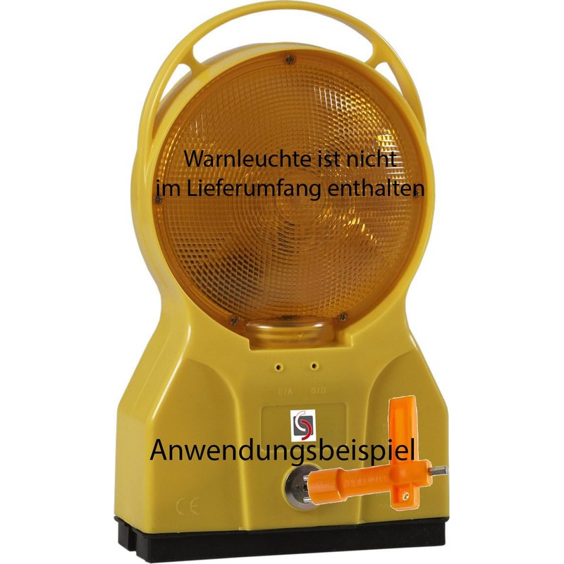UvV Wemas Lamp Key Orange for Warning Lights, Beacon Lights