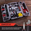 130-Piece Tool Set - Tool Kit with Hammer, Wrenches, Screwdriver,