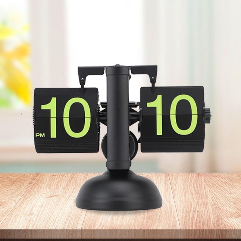 European Style Retro Digital Flip Down Clock 304 Stainless Steel