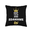 Keep Calm And Edamame On - Edamame Throw Pillow