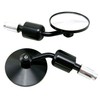 PAIR Of High Quality Black CNC Machined Aluminium Round Bar