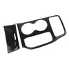 crosselec Carbon Fiber Center Console Gear Shift Panel Cup Holder