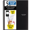 Five Star Spiral Notebook + Study App, 5 Subject, College