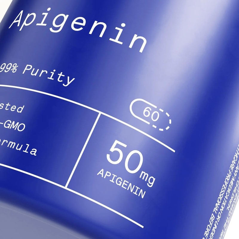 Welzo 100% Pure Apigenin 50mg – Natural Sleep Aid &