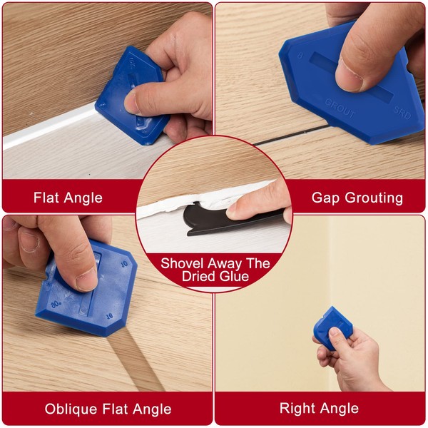 Cocew Silicone Caulking Tool Kit, Caulk Remover Tool, Putty Knife