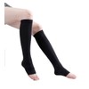 phiten 1409VW441106 TI Socks (TI+Ag) Open Toe Black LL25-27 cm