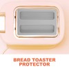 UPKOCH 2pcs Silicone Toaster Lid 2 Slice Toaster Cover Bread