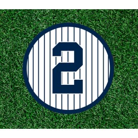 After Dark Crafting Yankees Derek Jeter #2 100% waterproof vinyl sticker decal - several sizes - 2.5 inches