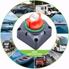 Spurtar Car Battery Disconnect Switch 12V 24V 48V 1-2-Both-Off Battery