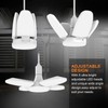 4 Pack LED Garage Lights, 6000 Lumens Garage Celling Light,