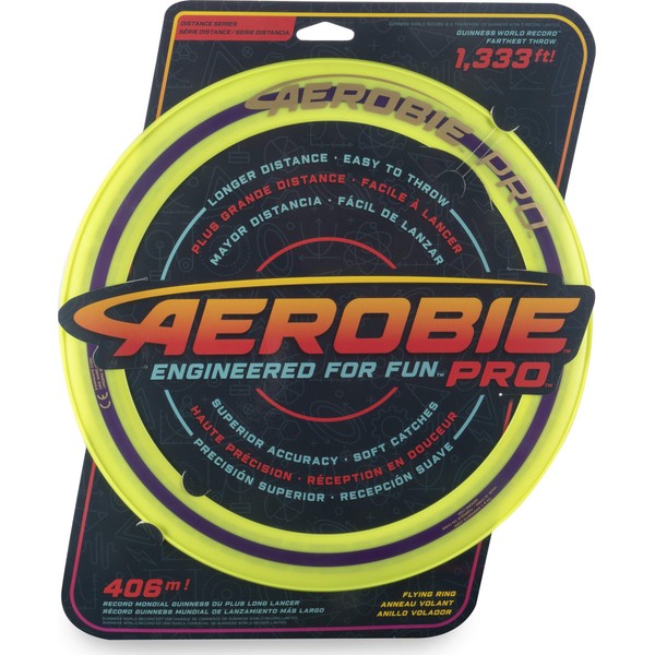 Aerobie 6046389 Pro Flying Ring with Diameter 33 cm, Yellow
