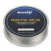 LOTITONG 100 Metres 0.5mm 26lb Fishing Steel Wire Lines max